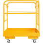 Forklift Safety Cage, 544 kg Load Capacity, 92 x 92 cm Folding Forklift Work Platform with Lockable Swivel V952-CCGZPTCWMS112KVAFV0