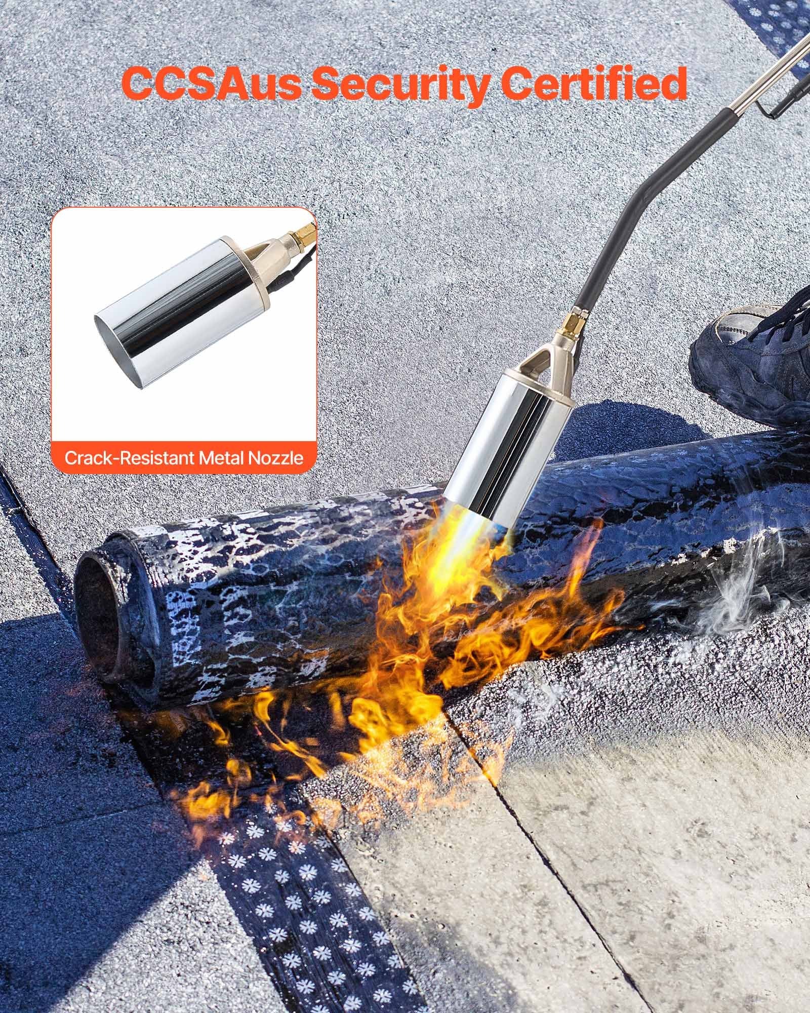 Propane Weed Torch Burner Ice Snow Melter 2400000 BTU 3 m Hose Portable V952-CCHJHJTZ34IN8G42R001V0