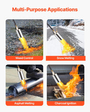 Propane Weed Torch Burner Ice Snow Melter 2400000 BTU 3 m Hose Portable V952-CCHJHJTZ34IN8G42R001V0