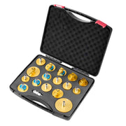 Brake Master Bleeder Kit, 17 Pcs, Professional Brake Bleeder Adapter Set with Complete Kit & Handle, Durable V952-CCYGHSPQTJ17GSTKOV0