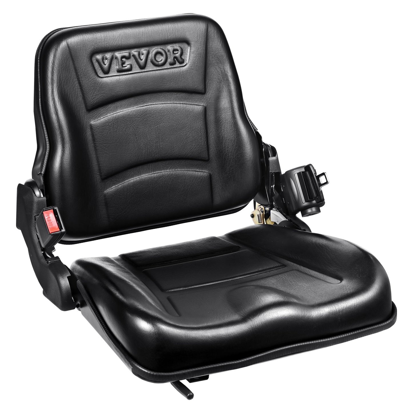 Universal Forklift Seat, Fold Down Tractor Seat with Adjustable Angle Back, Micro Switch and Retractable V952-CCZYCGKAQD00099Y0V0