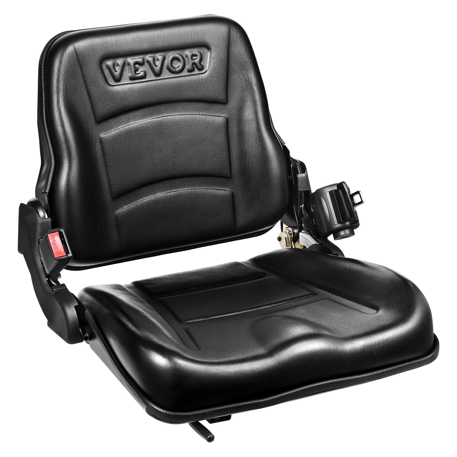 Universal Forklift Seat, Fold Down Tractor Seat with Adjustable Angle Back, Micro Switch and Retractable V952-CCZYCGKAQD00099Y0V0