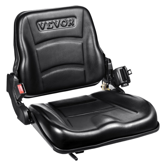 Universal Forklift Seat, Fold Down Tractor Seat with Adjustable Angle Back, Micro Switch and Retractable V952-CCZYCGKAQD00099Y0V0
