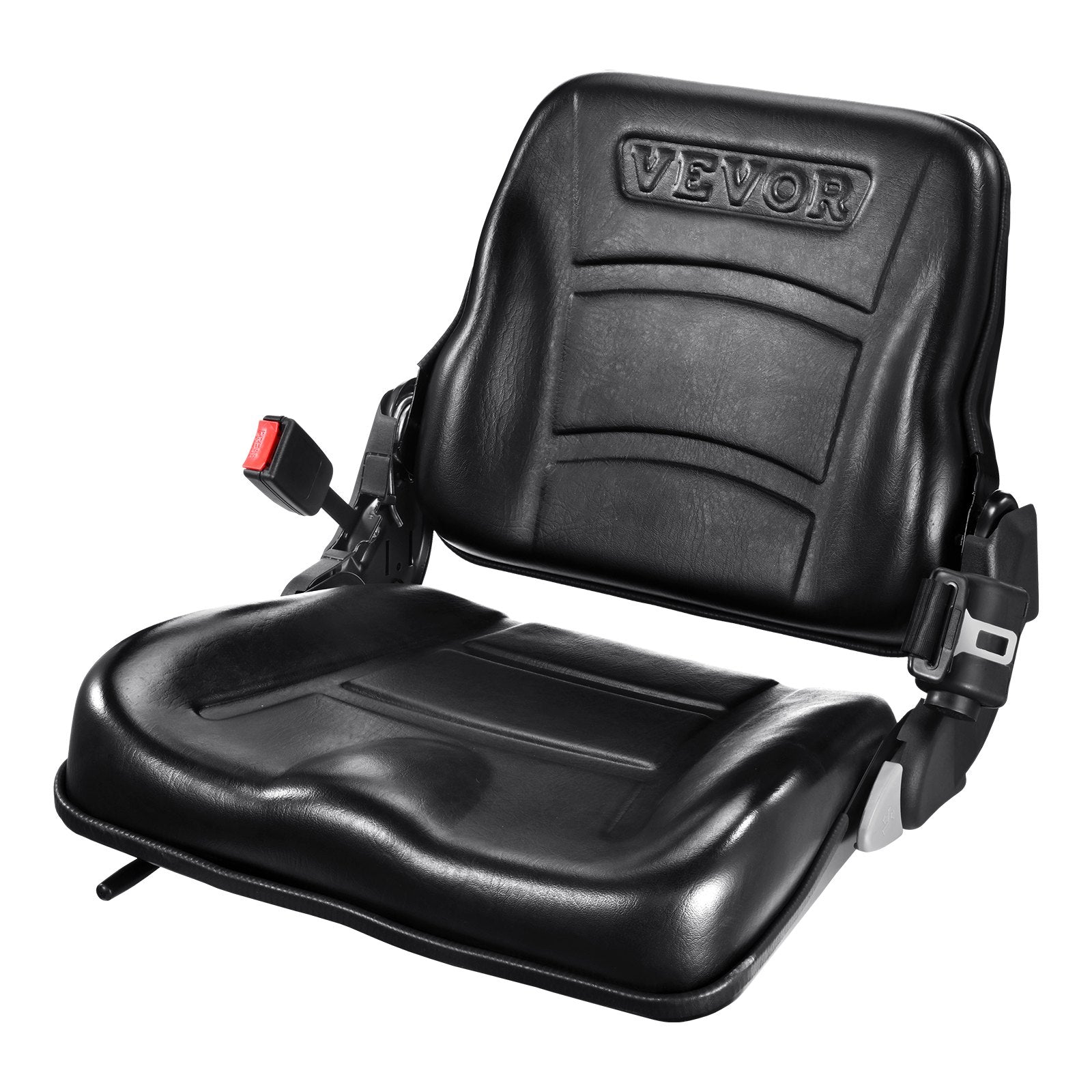 Universal Forklift Seat, Fold Down Tractor Seat with Adjustable Angle Back, Micro Switch and Retractable V952-CCZYCGKAQD00099Y0V0