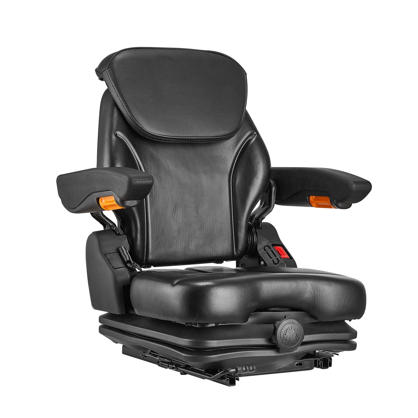 Universal Forklift Seat, Tractor Suspension Seat with Adjustable Back, Armrest, Headrest & Safety Belt, V952-CCZYCGKFSAQDCVTP9V0