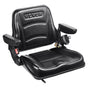 Universal Forklift Seat, Fold Down Tractor Seat with Adjustable Angle Back, Micro Switch, Seatbelt and V952-CCZYCGKFSAQDUWMNSV0