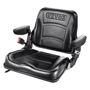 Universal Forklift Seat, Fold Down Tractor Seat with Adjustable Angle Back, Micro Switch, Seatbelt and V952-CCZYCGKFSAQDUWMNSV0