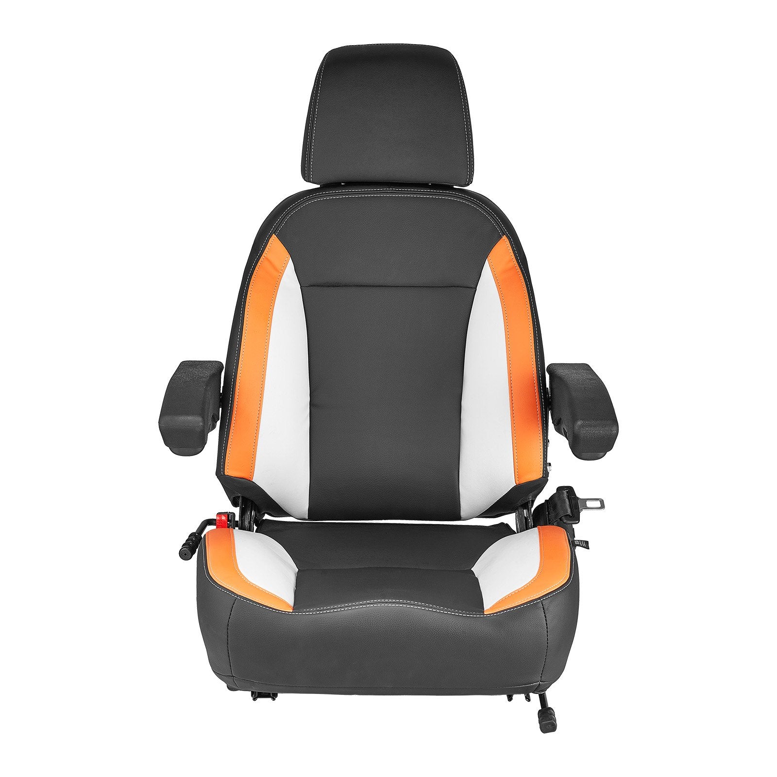 Forklift Seat Mower Tractor Seat Adjustable Back Seatbelt & Headrest V952-CCZYCGKFSAQDXWZDKV0