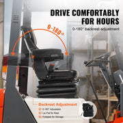 Universal Forklift Seat Adjustable Tractor Seat with Seatbelt Armrests V952-CCZYJZKFSAQDKKFORV0