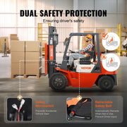 Universal Forklift Seat Adjustable Tractor Seat with Seatbelt Armrests V952-CCZYJZKFSAQDKKFORV0