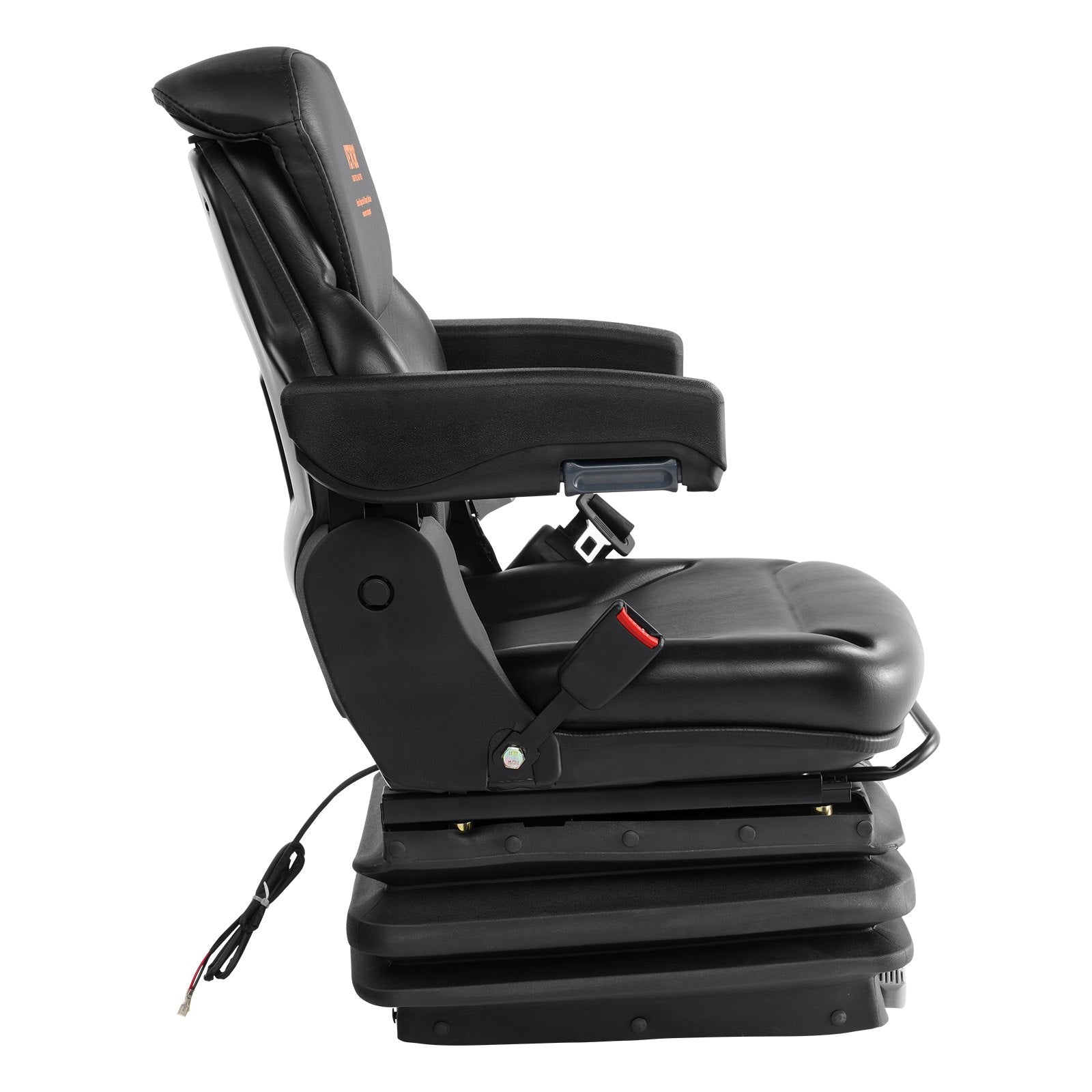 Universal Forklift Seat Adjustable Tractor Seat with Seatbelt Armrests V952-CCZYJZKFSAQDKKFORV0
