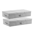 Under Bed Storage with Lids, 805 x 405 x 155 mm, 48L Large Underbed Clothes Storage Containers, Low Profile V952-CDCWFBFMBWL24ZZRA001V0