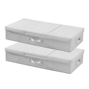 Under Bed Storage with Lids, 805 x 405 x 155 mm, 48L Large Underbed Clothes Storage Containers, Low Profile V952-CDCWFBFMBWL24ZZRA001V0