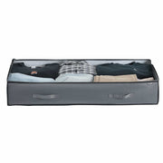 Under Bed Storage with Clear Lids, 996 x 500 x 180 mm, 90L Large Underbed Clothes Storage Containers, Low V952-CDCWFBWFBWL309XD1001V0