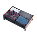 Under Bed Storage with Wheels, 650 x 460 x 180 mm Underbed Containers, Underbed Shoes Organizer with Lockable V952-CDCWKFTMBYDLATMLN001V0
