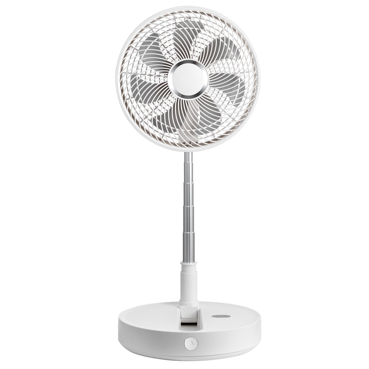 12 Inch Foldable Oscillating Standing Fan with Remote Control, 4 Speed Adjustable Portable Desk Quiet Fan, V952-CDFS12YCSSSF9DA1CV9