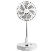 12 Inch Foldable Oscillating Standing Fan with Remote Control, 4 Speed Adjustable Portable Desk Quiet Fan, V952-CDFS12YCSSSF9DA1CV9