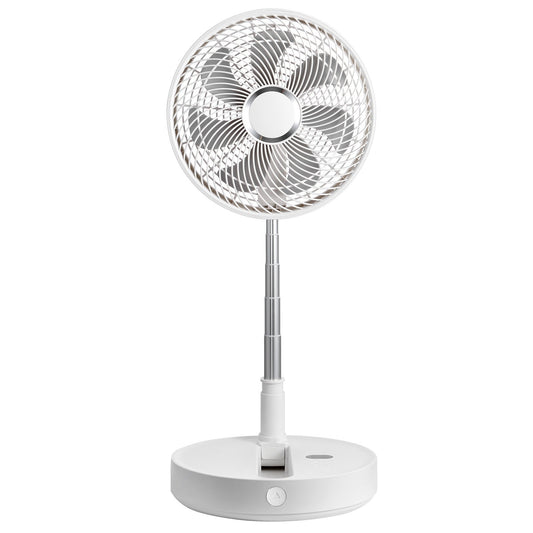 12 Inch Foldable Oscillating Standing Fan with Remote Control, 4 Speed Adjustable Portable Desk Quiet Fan, V952-CDFS12YCSSSF9DA1CV9