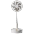 8 Inch Foldable Oscillating Standing Fan with Remote Control, 4 Speed Adjustable Portable Desk Quiet Fan, V952-CDFS8YCSSSF0UQN12V9