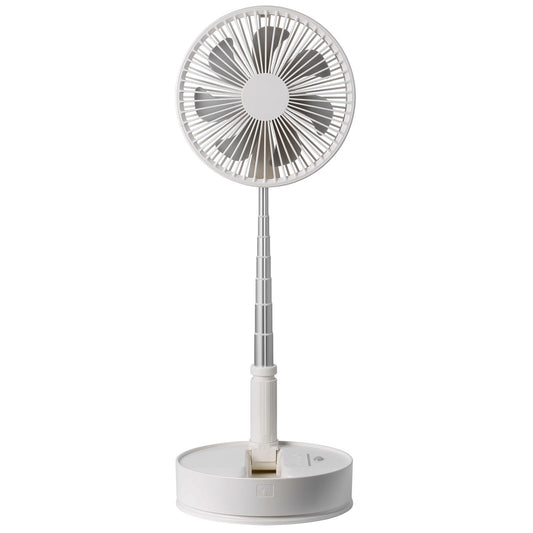 8 Inch Foldable Oscillating Standing Fan with Remote Control, 4 Speed Adjustable Portable Desk Quiet Fan, V952-CDFS8YCSSSF0UQN12V9