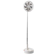 8 Inch Foldable Oscillating Standing Fan with Remote Control, 4 Speed Adjustable Portable Desk Quiet Fan, V952-CDFS8YCSSSF0UQN12V9