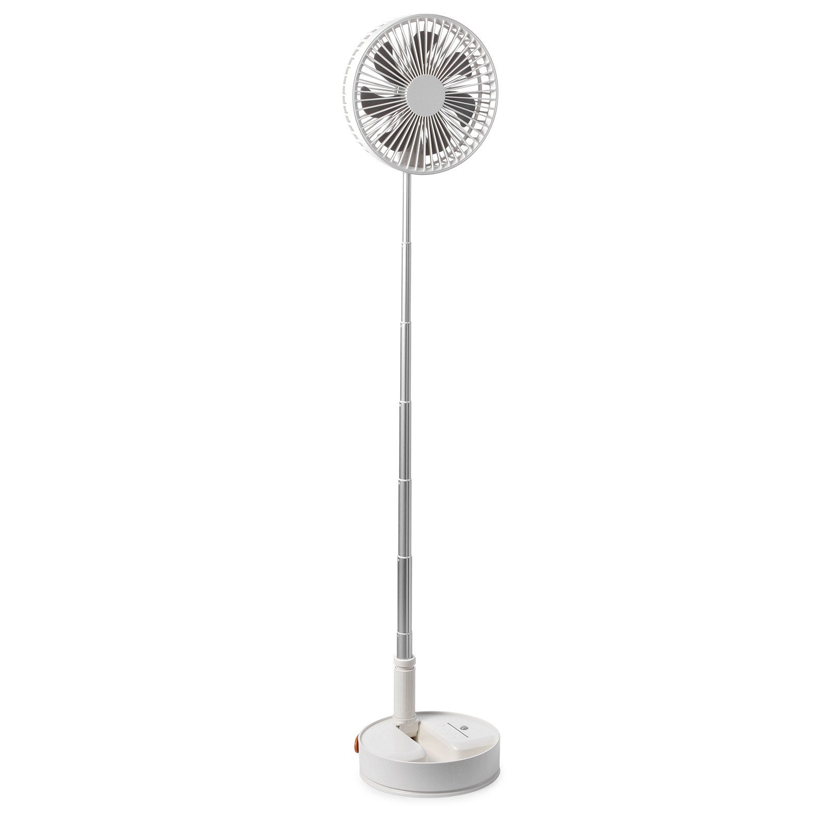 8 Inch Foldable Oscillating Standing Fan with Remote Control, 4 Speed Adjustable Portable Desk Quiet Fan, V952-CDFS8YCSSSF0UQN12V9