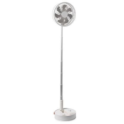 8 Inch Foldable Oscillating Standing Fan with Remote Control, 4 Speed Adjustable Portable Desk Quiet Fan, V952-CDFS8YCSSSF0UQN12V9