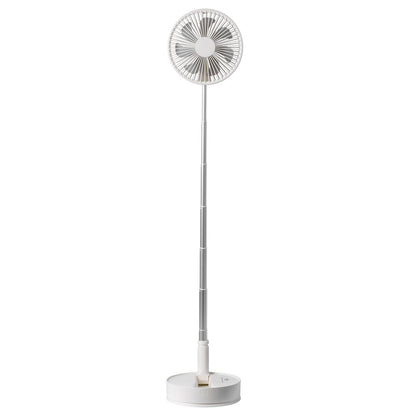 8 Inch Foldable Oscillating Standing Fan with Remote Control, 4 Speed Adjustable Portable Desk Quiet Fan, V952-CDFS8YCSSSF0UQN12V9