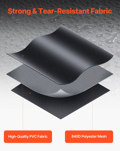 Car Rooftop Cargo Carrier Bag, 20 Cubic Feet Roof Cargo Carrier, Heavy Duty 840D PVC 100% Waterproof Car Roof V952-CDHBJX20LFYCT09VHV0