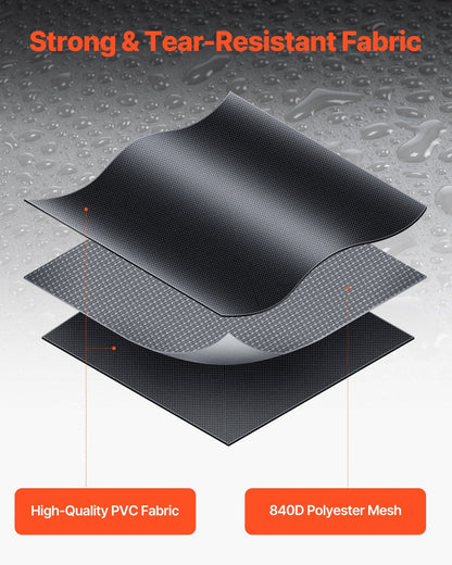 Car Rooftop Cargo Carrier Bag, 23 Cubic Feet Roof Cargo Carrier, Heavy Duty 840D PVC 100% Waterproof Car Roof V952-CDHBJX23CUFTPIS1VV0