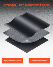 Car Rooftop Cargo Carrier Bag, 15 Cubic Feet Car Roof Cargo Carrier, 100% Waterproof Heavy Duty 840D PVC Roof V952-CDHBTX15CUFT8EPBDV0
