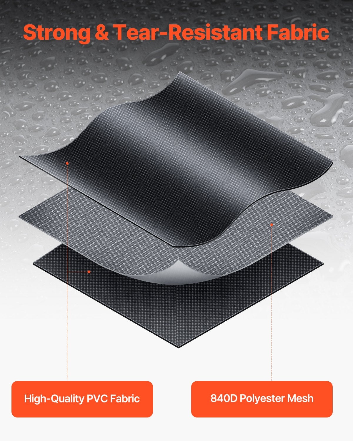 Car Rooftop Cargo Carrier Bag 21 Cubic Feet Roof Cargo Carrier 840D PVC V952-CDHBTX20LFYCKB502V0