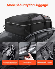 Car Rooftop Cargo Carrier Bag, 21 Cubic Feet Cargo Carrier for Car Roof, 100% Waterproof 900D Oxford Cloth V952-CDHBXM20LFYCV5QCOV0