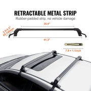 Universal Roof Rack Crossbar for Naked Roof Vehicle Aluminum with Lock V952-CDHGJTYKTYKLLODD1V0