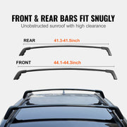 Roof Rack Cross Bars, Compatible with Toyota RAV4 2020-2023, 160lbs Load Capacity, Aluminum Anti-Rust V952-CDHGJZSKFTRF7ZI8NV0