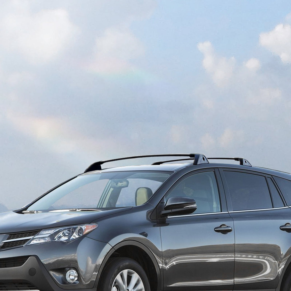 Roof Rack Cross Bars, Compatible with Toyota RAV4 2020-2023, 160lbs Load Capacity, Aluminum Anti-Rust V952-CDHGJZSKFTRF7ZI8NV0