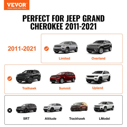 Roof Rack Crossbar for JEEP GRAND CHEROKEE 2011-2021 Aluminum with Lock V952-CDHGJZSKJPDQHW9Q7V0