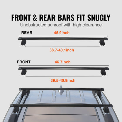 Roof Rack Crossbar for JEEP GRAND CHEROKEE 2011-2021 Aluminum with Lock V952-CDHGJZSKJPDQHW9Q7V0