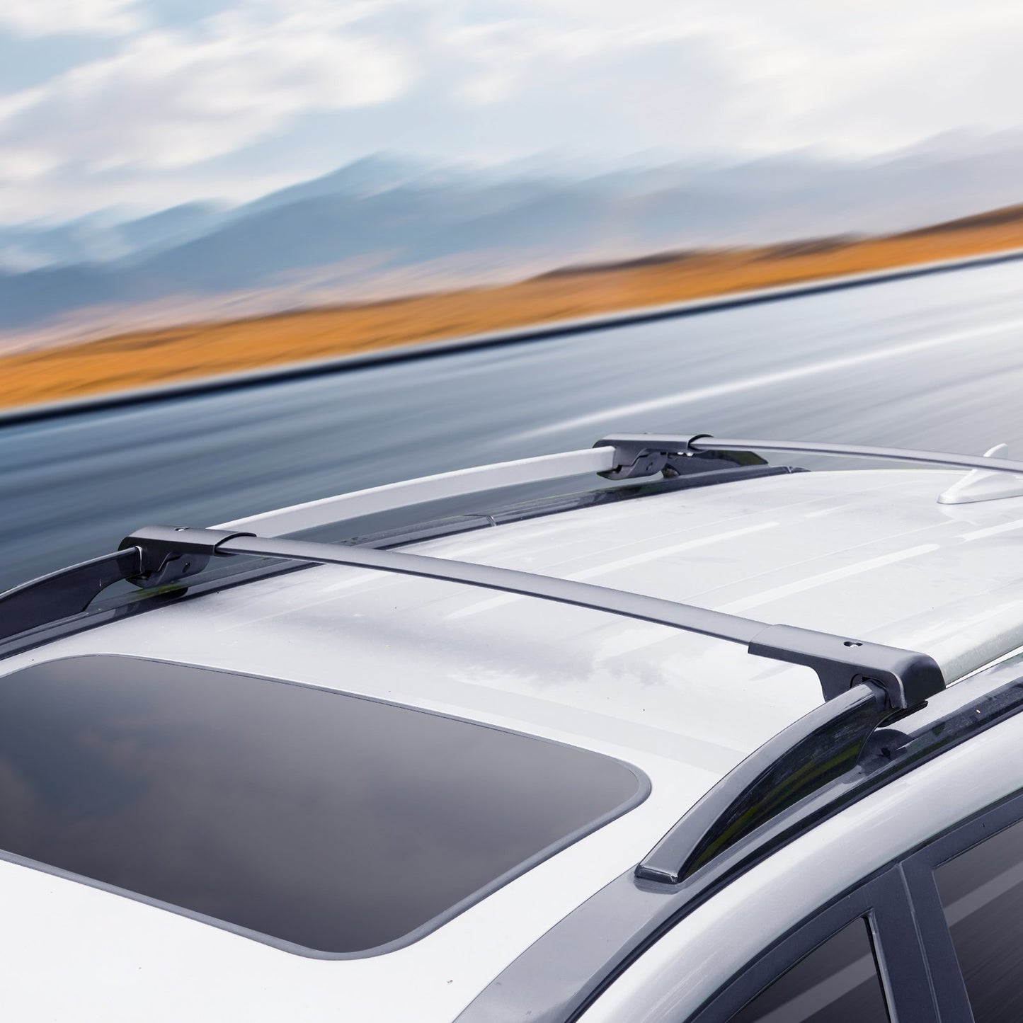 Roof Rack Crossbar for Subaru Forester 2014-2022 Crossbars Aluminum 2 PCS V952-CDHGJZSKSBLSAID10V0
