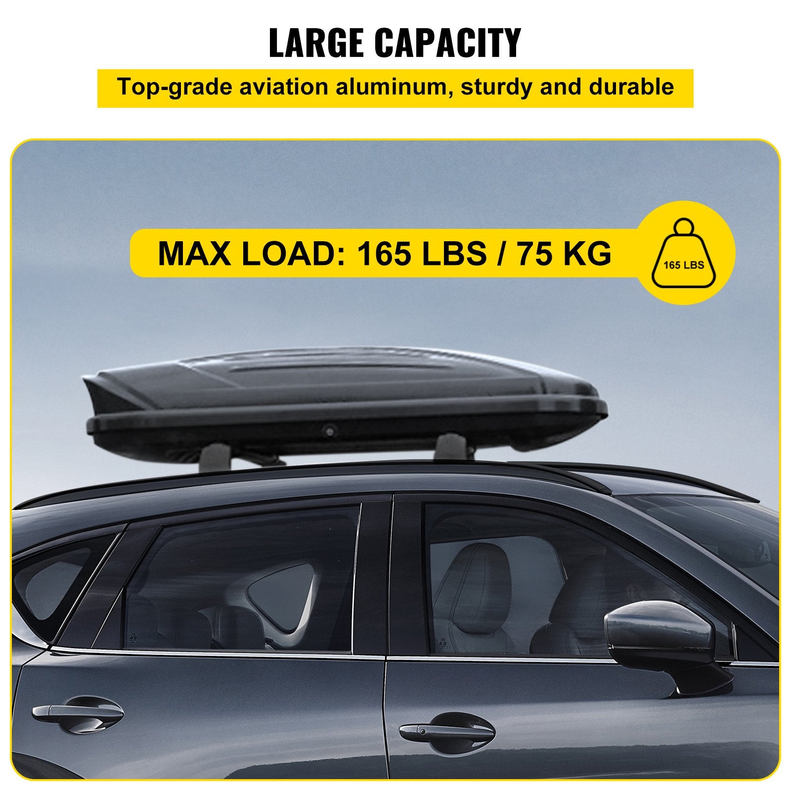 Roof Rack Compatible with Mazda CX-5 CX5 2017 2018 2019 2021 4PCS Roof Rack Rail Cross Bar Crossbar V952-CDJ17-18MZDHGJCG1V0