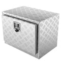 Underbody Truck Box, 24"x14"x16" Pickup Storage Box, Heavy Duty Aluminum Diamond Plate Tool Box with Lock and V952-CDK241416INCHAMF9V0