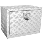 Underbody Truck Box, 24"x14"x16" Pickup Storage Box, Heavy Duty Aluminum Diamond Plate Tool Box with Lock and V952-CDK241416INCHAMF9V0