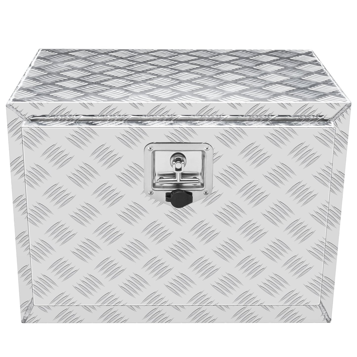 Underbody Truck Box, 24"x14"x16" Pickup Storage Box, Heavy Duty Aluminum Diamond Plate Tool Box with Lock and V952-CDK241416INCHAMF9V0