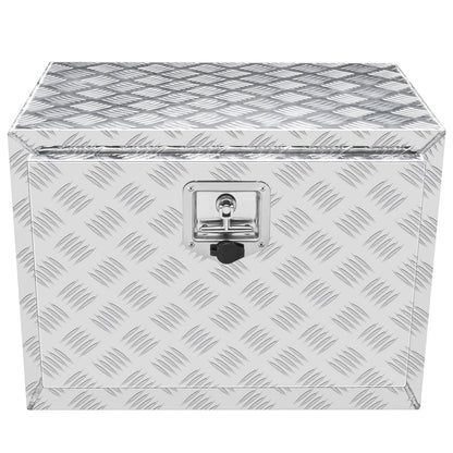 Underbody Truck Box, 24"x14"x16" Pickup Storage Box, Heavy Duty Aluminum Diamond Plate Tool Box with Lock and V952-CDK241416INCHAMF9V0