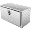 Underbody Truck Box, 30"x14"x16" Pickup Storage Box, Heavy Duty Aluminum Diamond Plate Tool Box with Lock and V952-CDK301416INCH2LT5V0