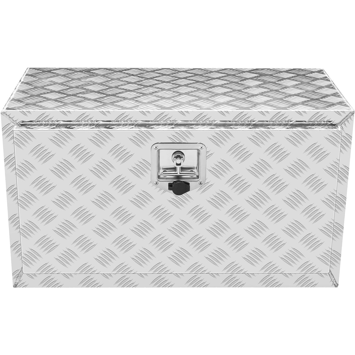 Underbody Truck Box, 30"x14"x16" Pickup Storage Box, Heavy Duty Aluminum Diamond Plate Tool Box with Lock and V952-CDK301416INCH2LT5V0