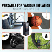 Tire Inflator Portable Air Compressor, 150 PSI Electric Air Pump, 4000mAh Rechargeable Tire Pump with V952-CDSLTCQJ22005A79WV9