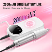Electric Rechargeable Nail Drill, 35,000RPM Portable Cordless Nail E File Machine, LCD-Display Acrylic Gel V952-CDSMJDMJBXSZQW53MV9