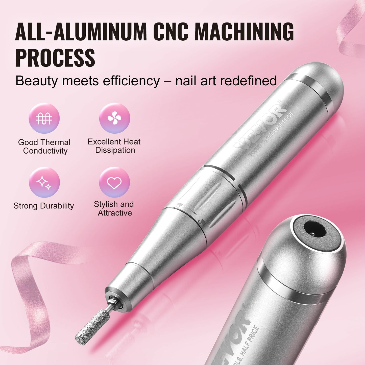 Electric Rechargeable Nail Drill, 35,000RPM Portable Cordless Nail E File Machine, LCD-Display Acrylic Gel V952-CDSMJDMJBXSZQW53MV9