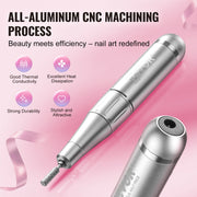 Electric Rechargeable Nail Drill, 35,000RPM Portable Cordless Nail E File Machine, LCD-Display Acrylic Gel V952-CDSMJDMJBXSZQW53MV9
